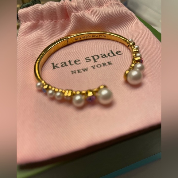 kate spade Jewelry - Kate Spade NWOT Gold Bracelet with Pearls